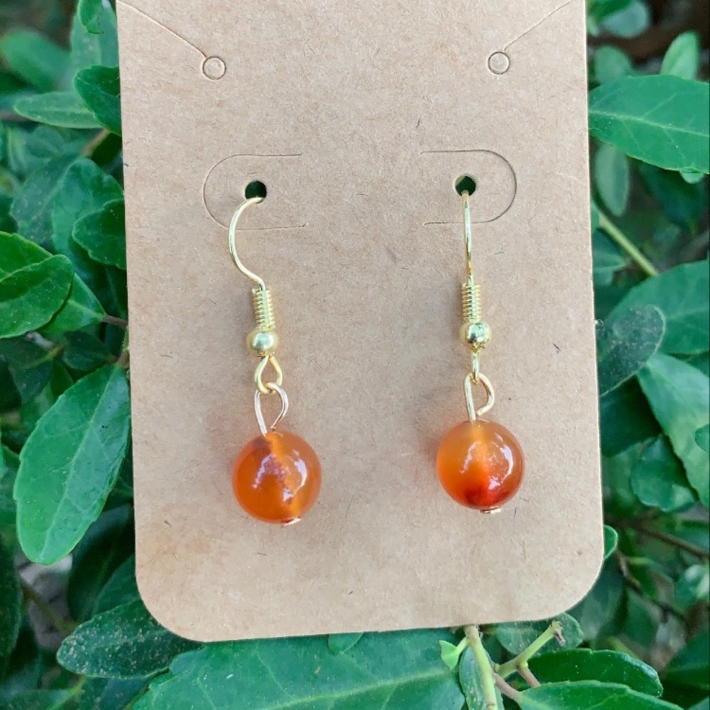 Carnelian earrings